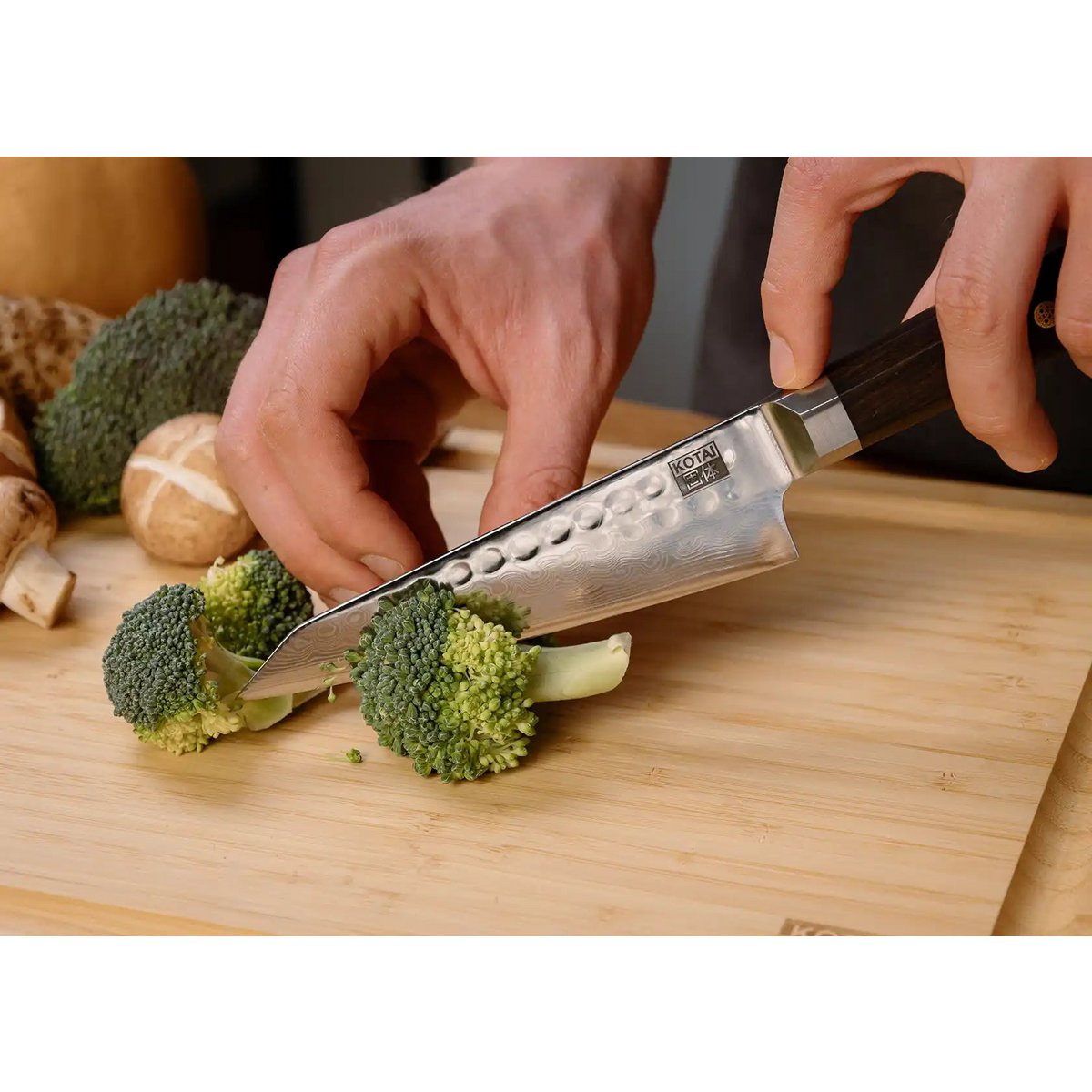 Bunka Damastmesser-Set, 4-teilig - AUS-10 Karbonstahl