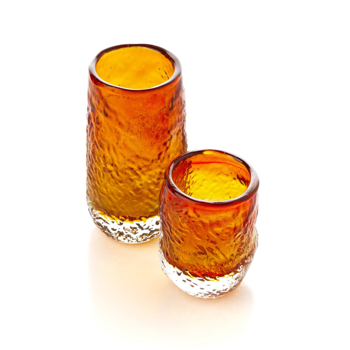 Marbella Glow Highball, bernsteinfarben – mundgeblasenes Glas