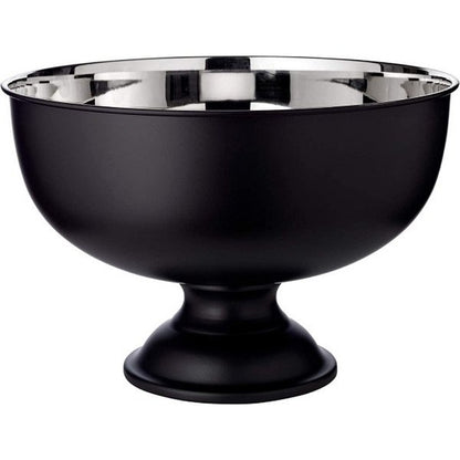 Matt black champagne cooler with stainless steel interior, ø 36 cm – 1