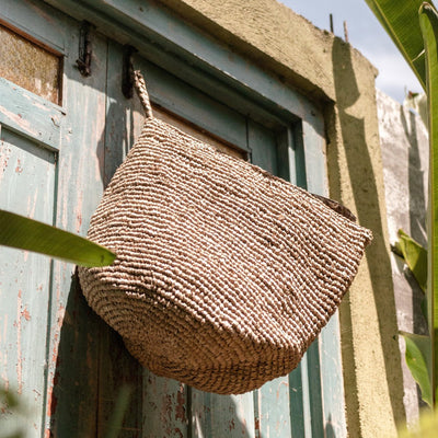 Raffia vægkurv UTARA – ophængningskurv, lille