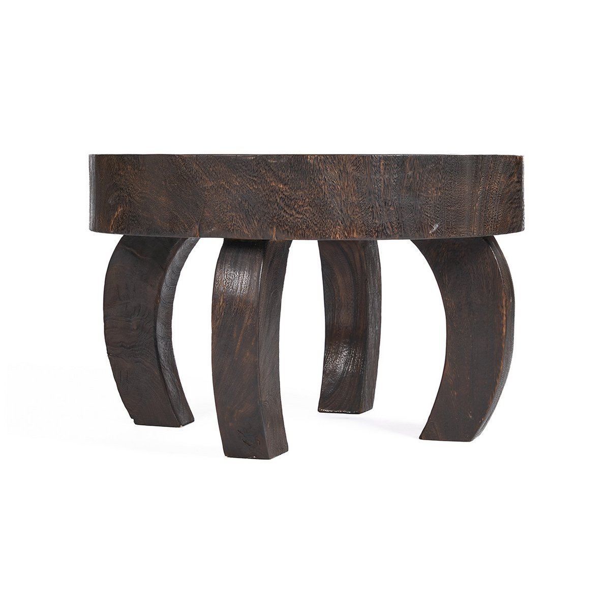 Octo Chic sofabord, 70 cm - Mørk valnød, rundt