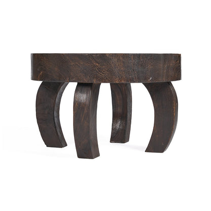 Octo Chic sofabord, 70 cm - Mørk valnød, rundt