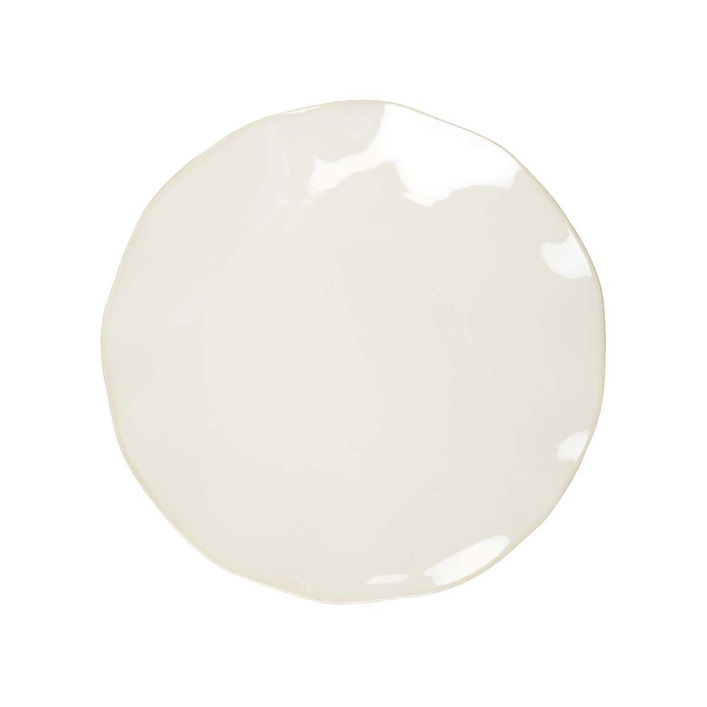 Porcelain dinner plate Rosa, white, 27cm