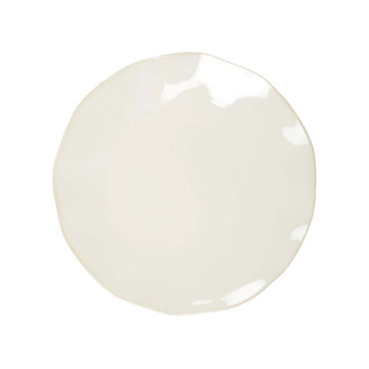 Porcelain dinner plate Rosa, white, 27cm