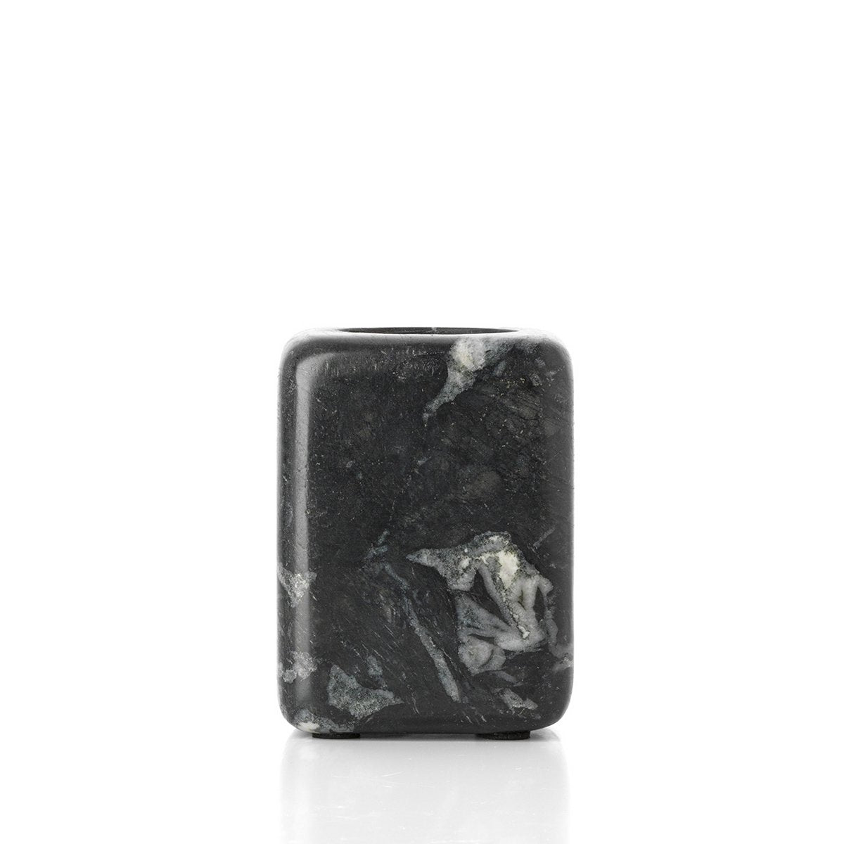 Marble toothbrush holder – marine black