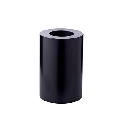Teelichthalter Cornelius 15cm, schwarz Kunststoff