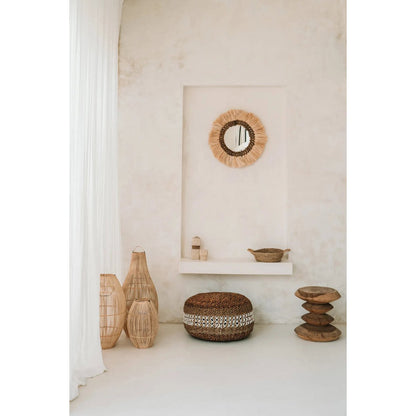 Rattan-Pendelleuchte 35×59 cm – konische Form, handgefertigt
