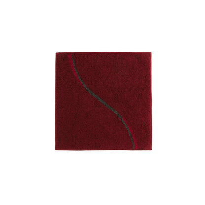 Geschnitzte Acryl-Badematte, rot – 60 × 100 cm