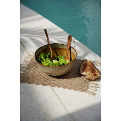Stoneware serving bowl Comporta - multi-colour