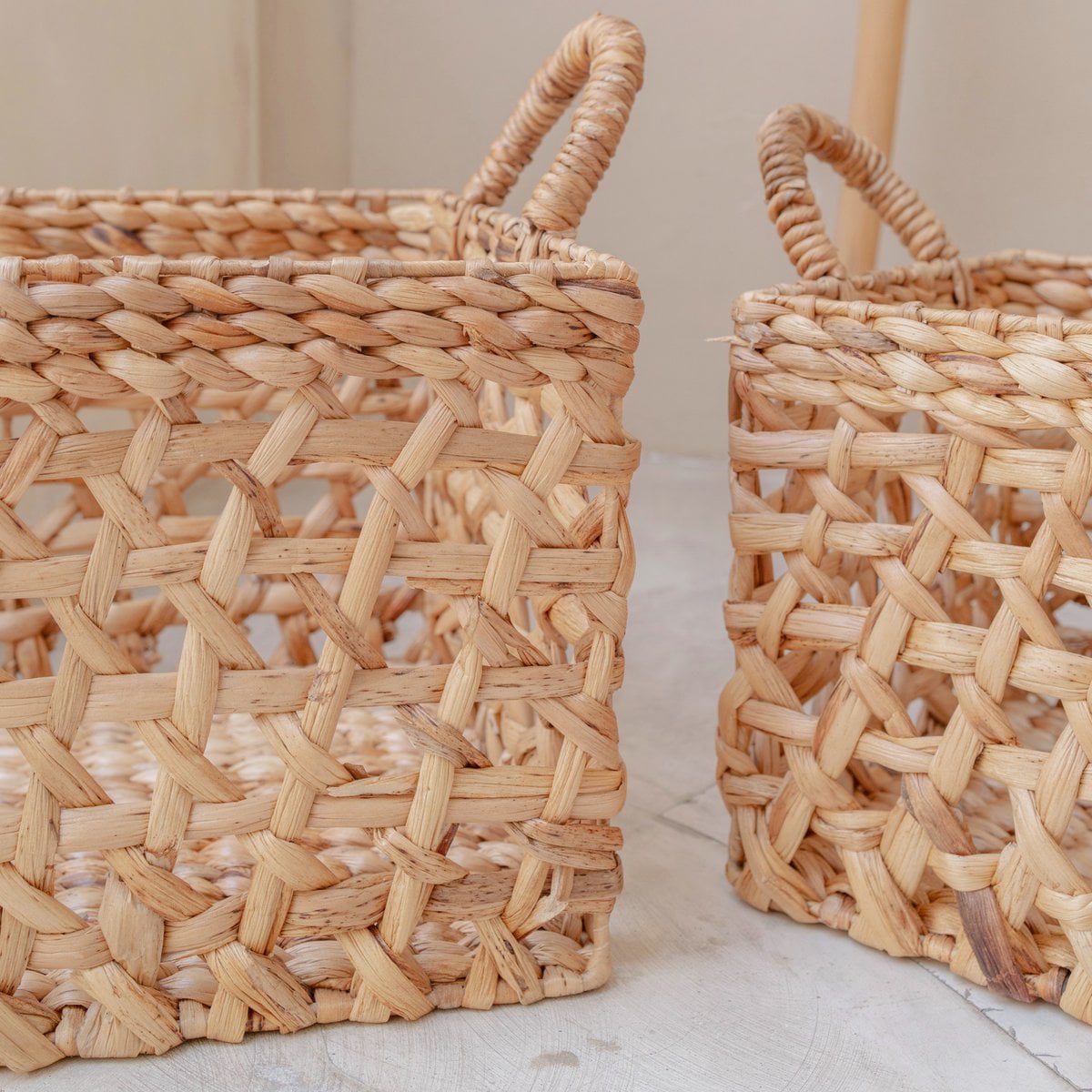 Vandhyacint hyldekurv L – 45 × 34 × 27 cm
