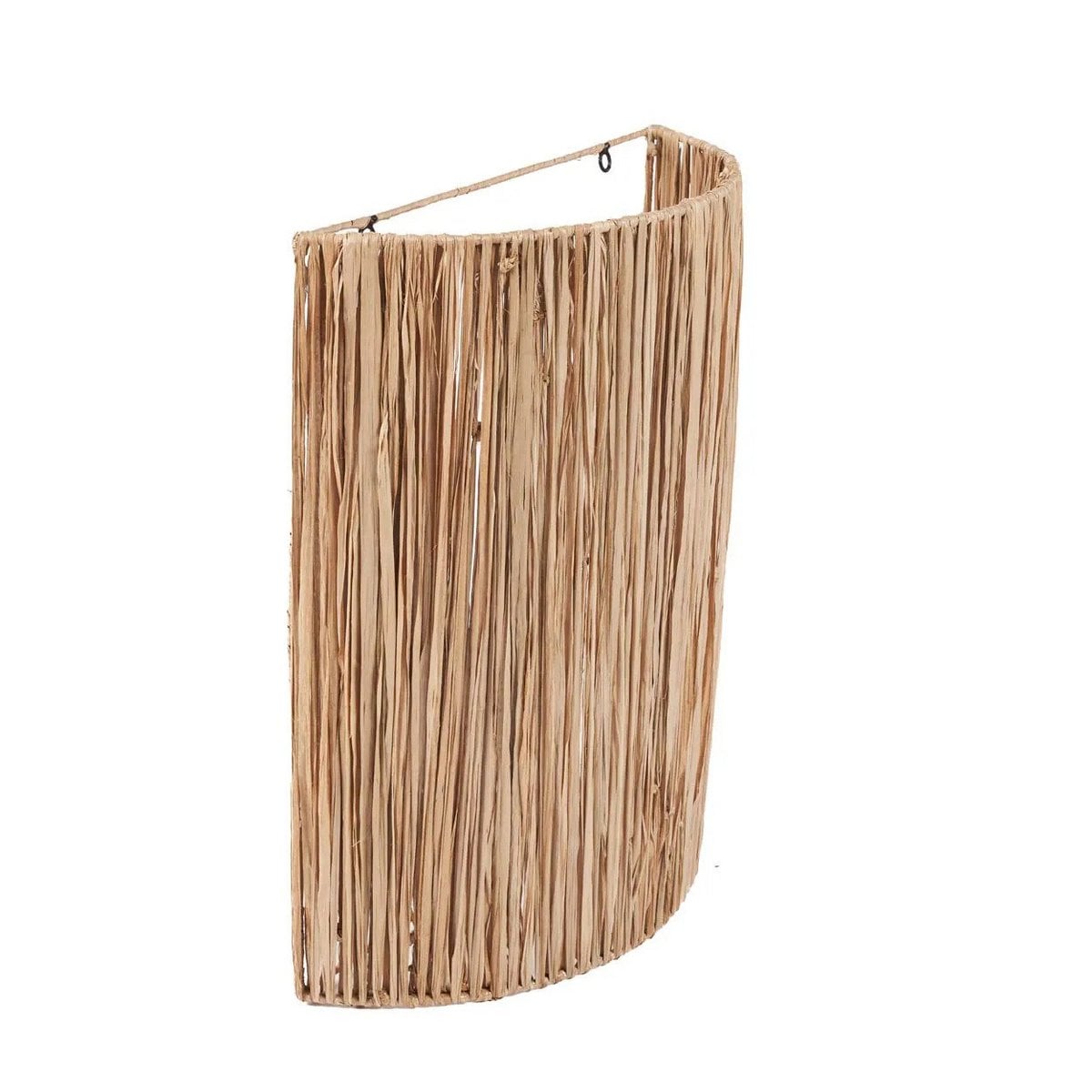 Sisal Wandleuchte, 50 cm – Naturgewebe-Schirm