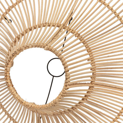 Rattan-Pendelleuchte 60 cm – handgeflochten, naturbeige