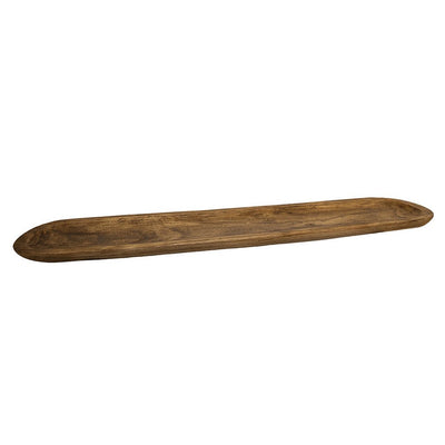Træbakke, rektangulær, 100×9×2,5 cm - Lang