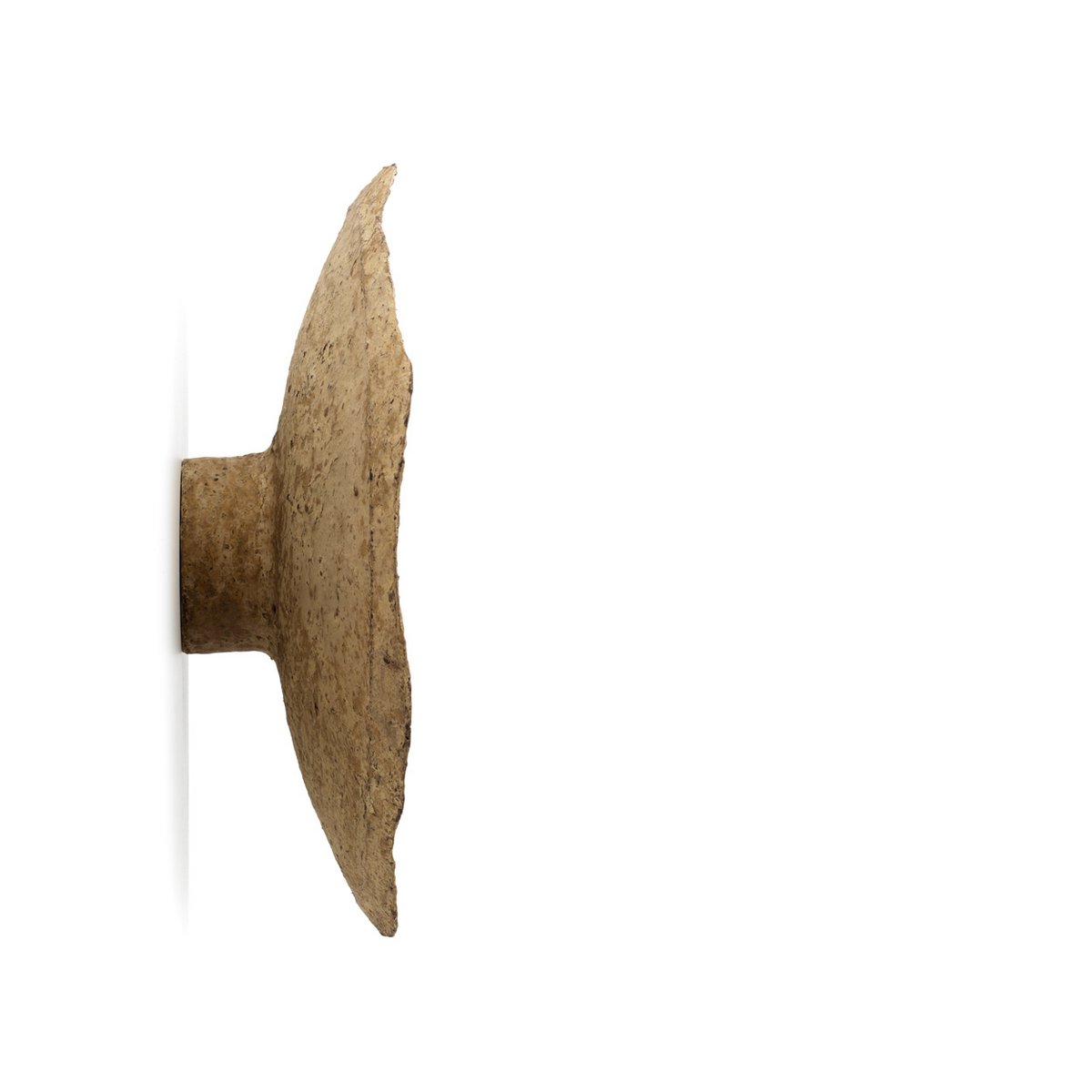 Wandlampe aus Pappmaché, 60 cm – Mud