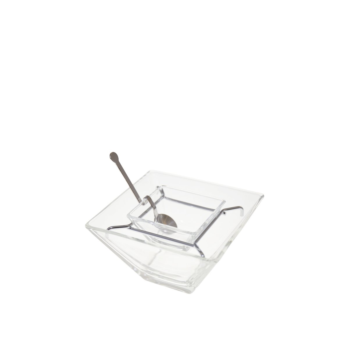 Kaviar-Glasschale, 14 × 14 × 10 cm - Türkisch