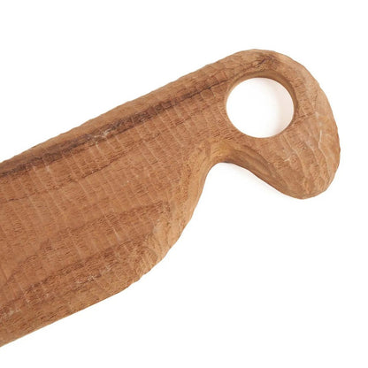 Brødtallerken i teaktræ, 45 cm - natur