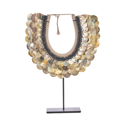 Muschelkette auf Ständer - Natur, 40 cm
