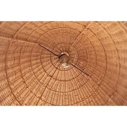Rattan-Hängeleuchte 90 cm hoch – schlanke, natürliche Form