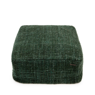 Oh My Gee puf, skovgrøn bomuld - 60 cm
