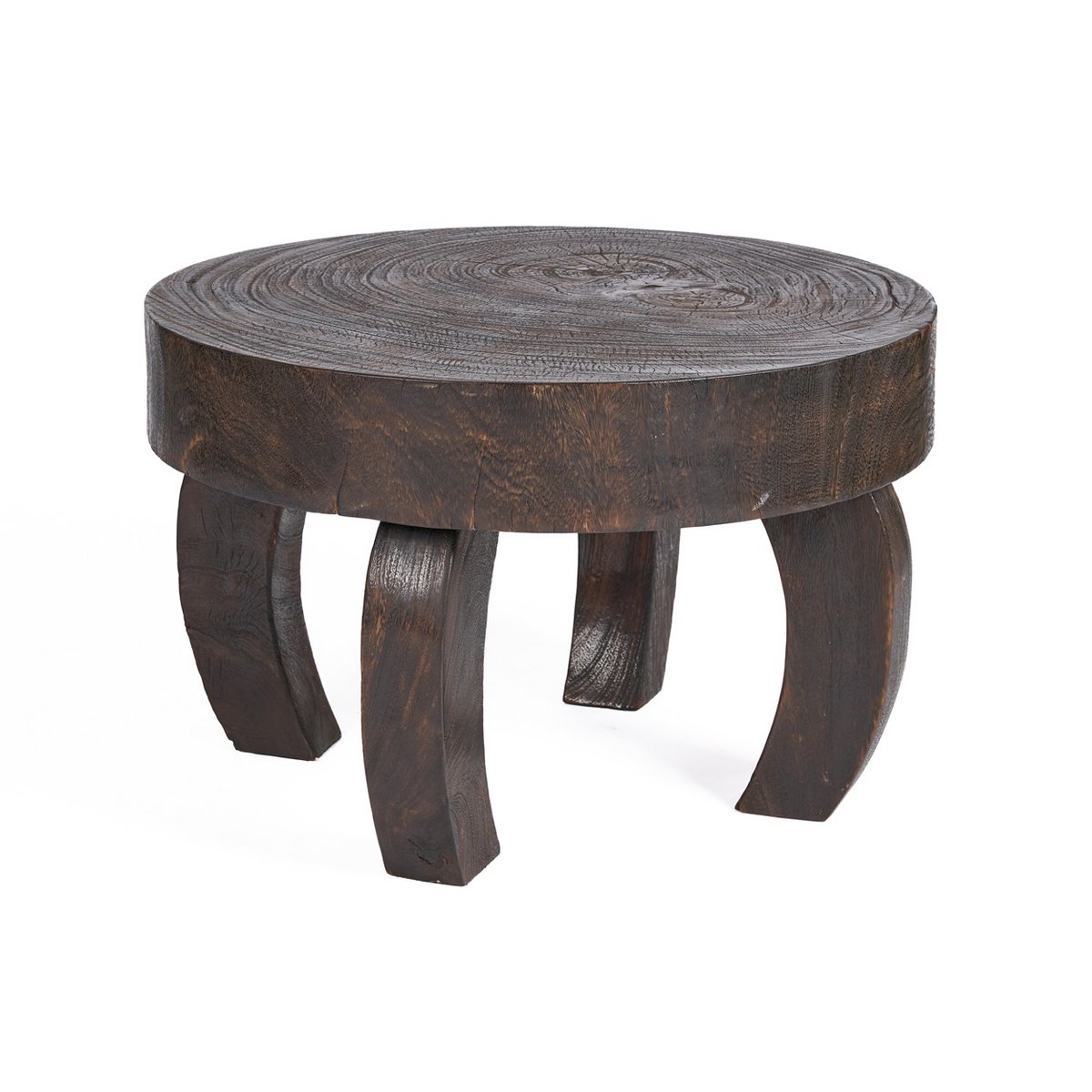 Octo Chic sofabord, 70 cm - Mørk valnød, rundt