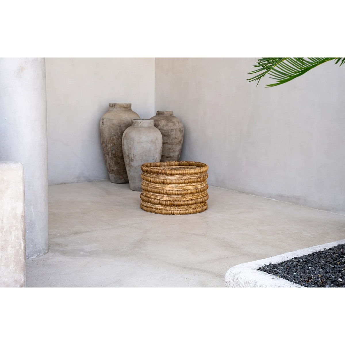Seagrass basket, round - large