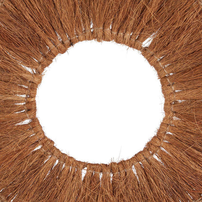 Kokosnuss-Wanddeko, rund, natur - 90 cm