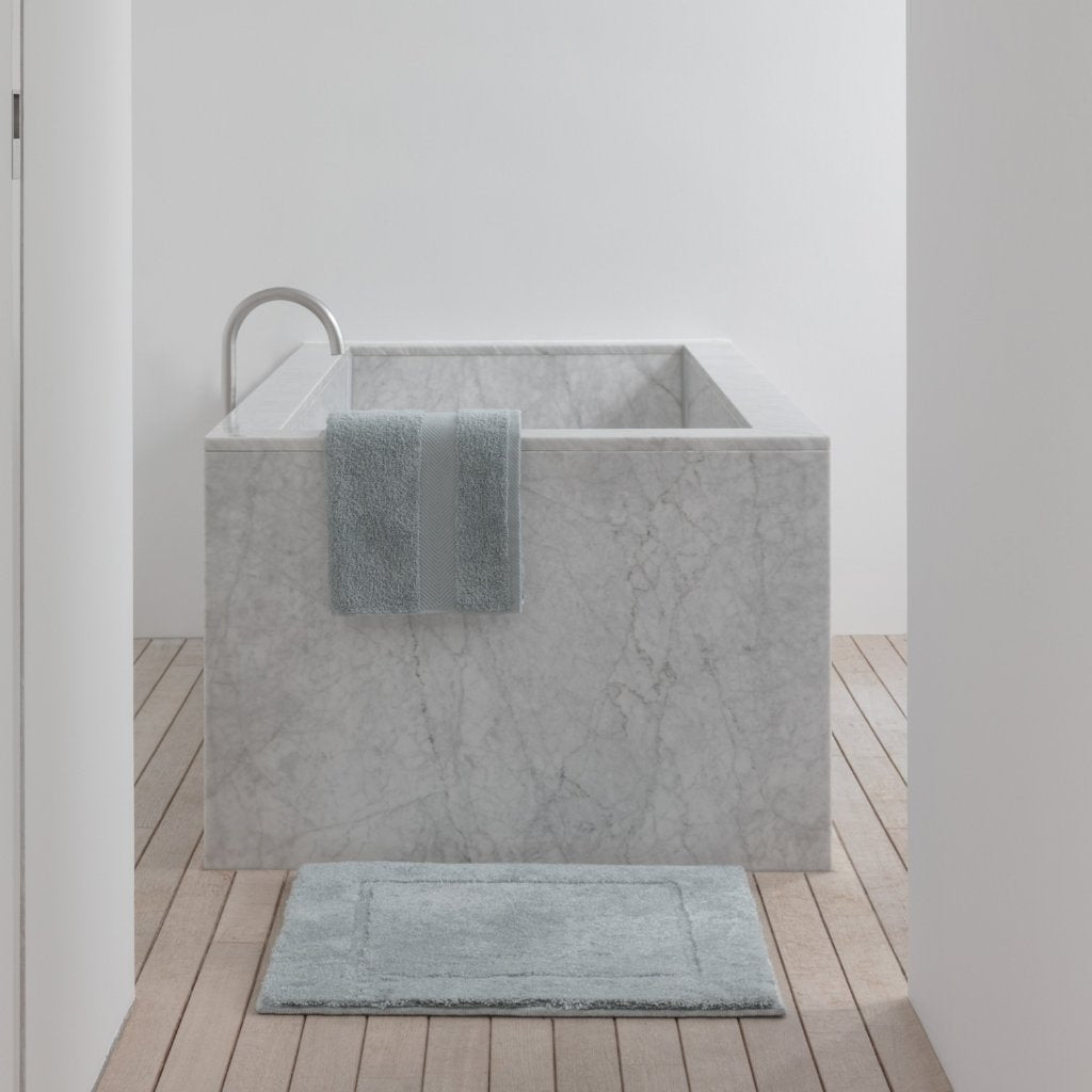 Badematte Orlando, Meeresgrün – 100 × 60 cm