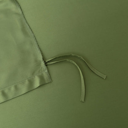 Bamboo duvet cover, 200×220 cm, Deep Moss – button closure