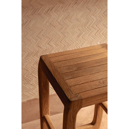 Teak Barhocker, 70 cm – Sitzgelegenheit für den Außenbereich