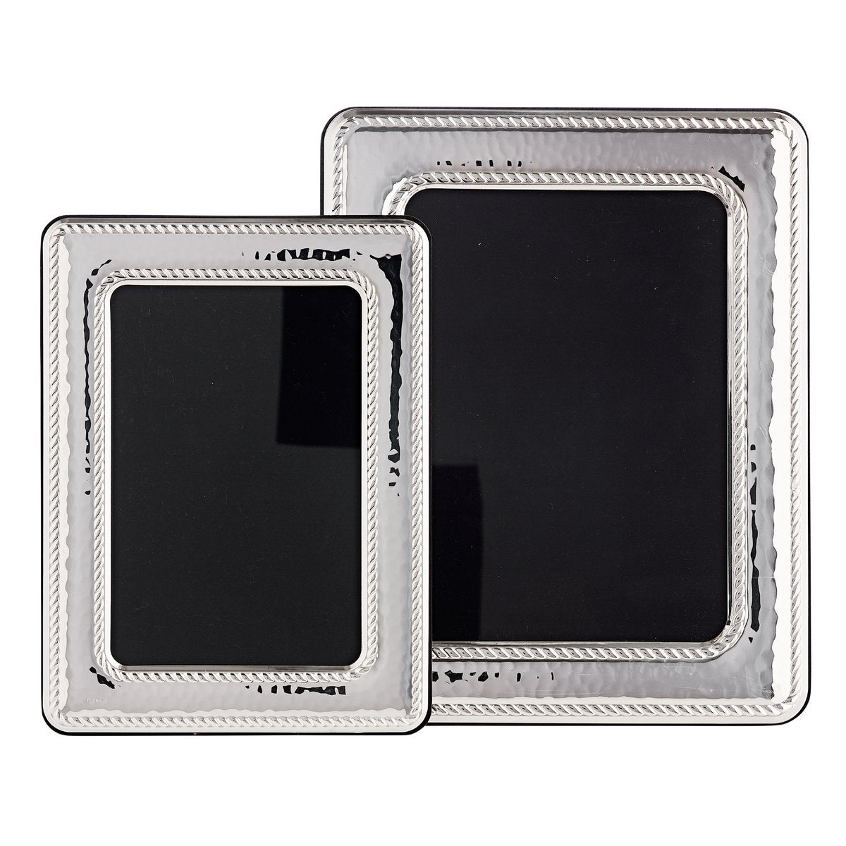 Forsølvet fotoramme Tours, 13 × 18 cm – hamret finish