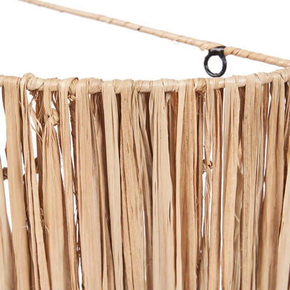 Sisal Wandleuchte, 50 cm – Naturgewebe-Schirm