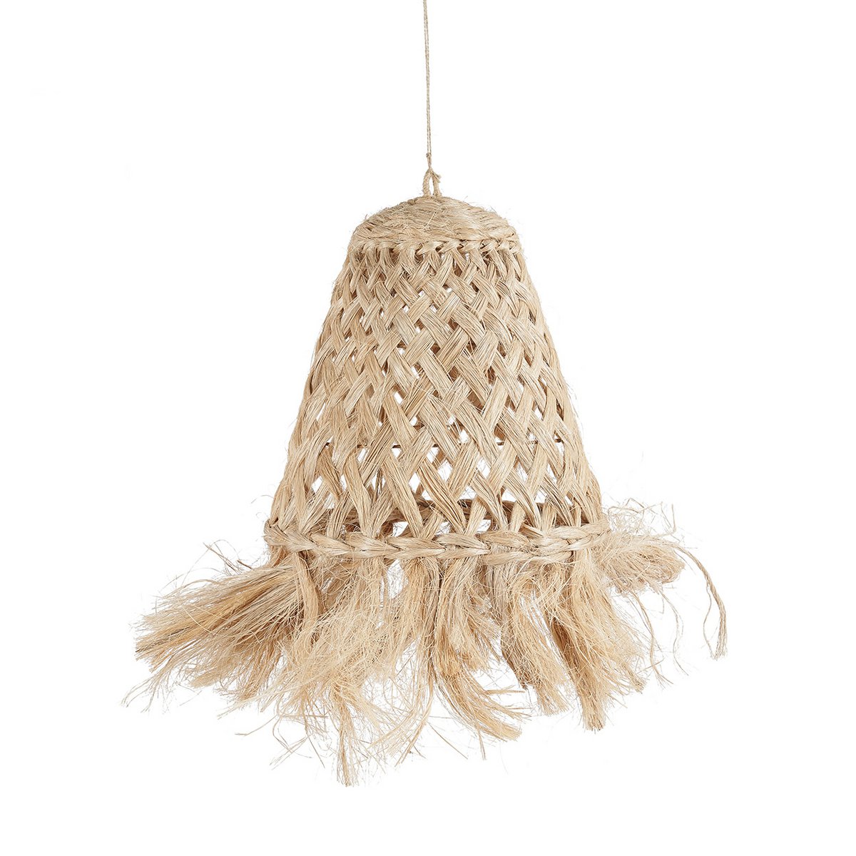 Abaca grass pendant shade 43 cm S - natural