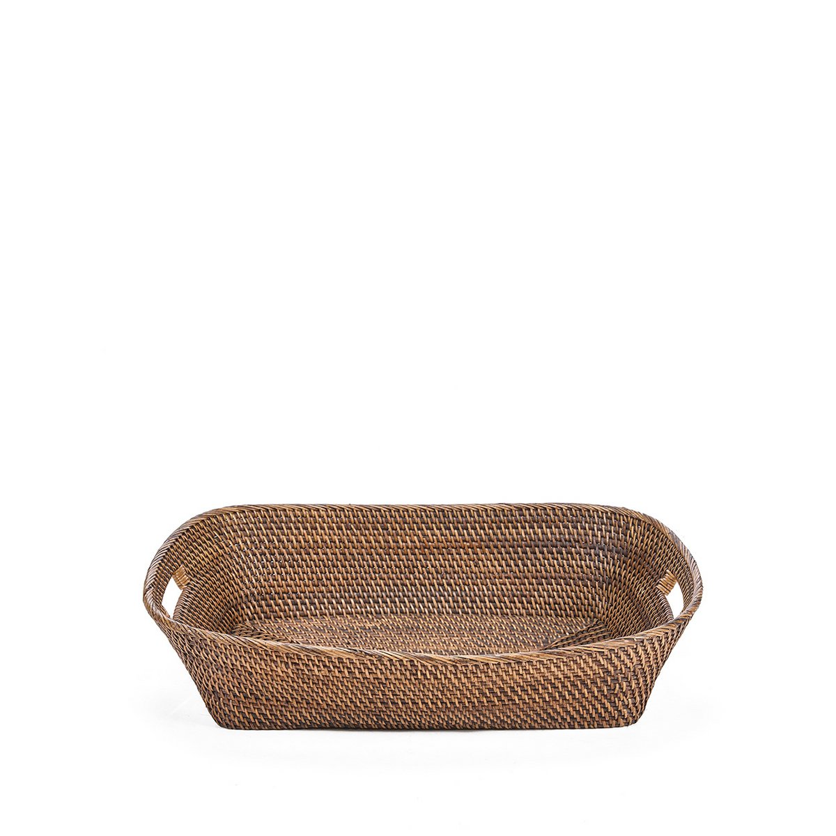 Rattan laundry basket, medium – handwoven