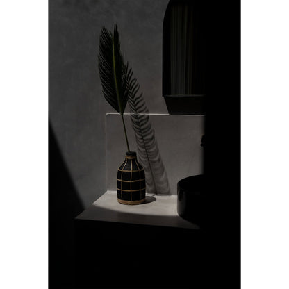 Terrakottavase sort natur 13 × 24 cm – høj, Indonesien
