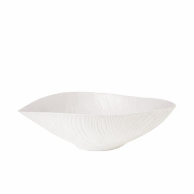 Keramik-Servierschale, mattbeige, 38,5 cm