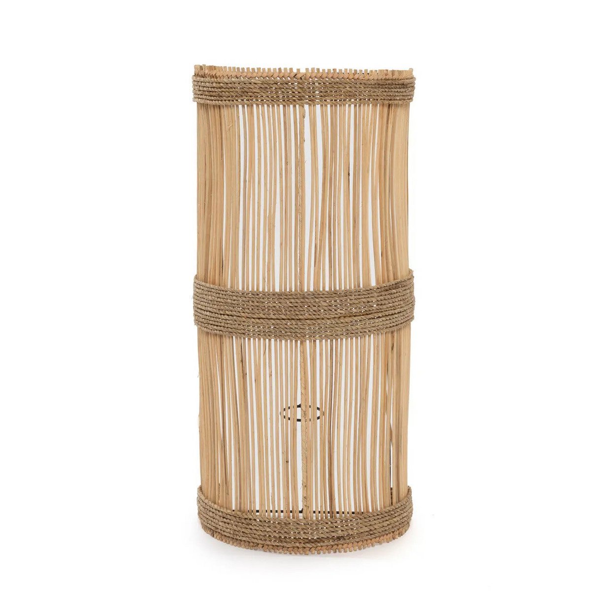 Jalal Wandleuchte, 25×50 cm – Rattan mit Seegras