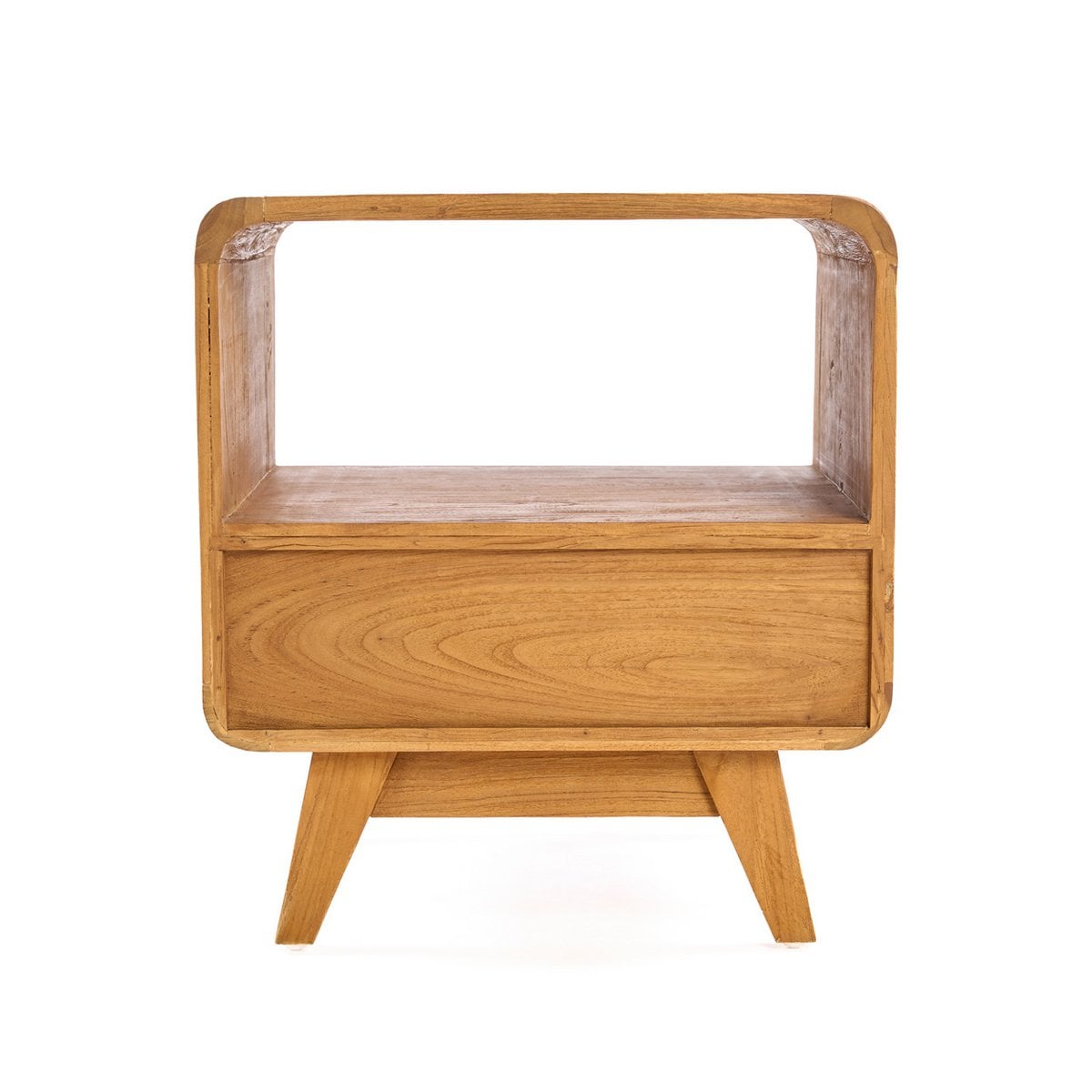 Rattan nightstand natural 50 × 50 × 55 cm – made in Indonesia