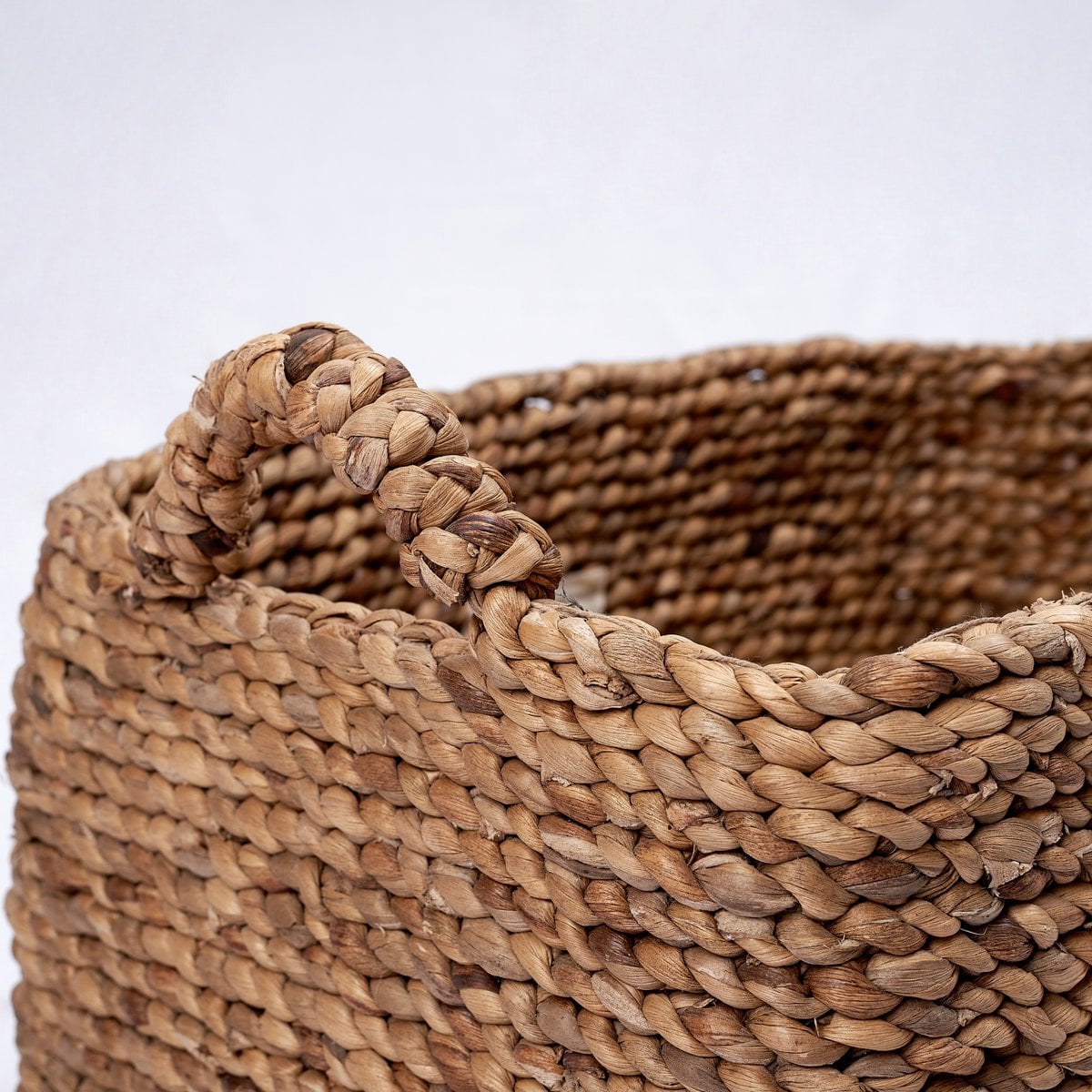 Flettet juteopbevaringskurv TANIMBAR, L – 43 × 31 × 25 cm