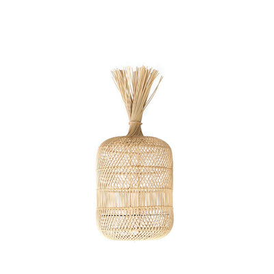 Rattan-Stehlampenschirm 22 cm – Dumpling, beige, nur Schirm