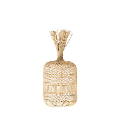 Rattan gulvlampeskærm 22 cm - Dumpling, beige, kun skærm