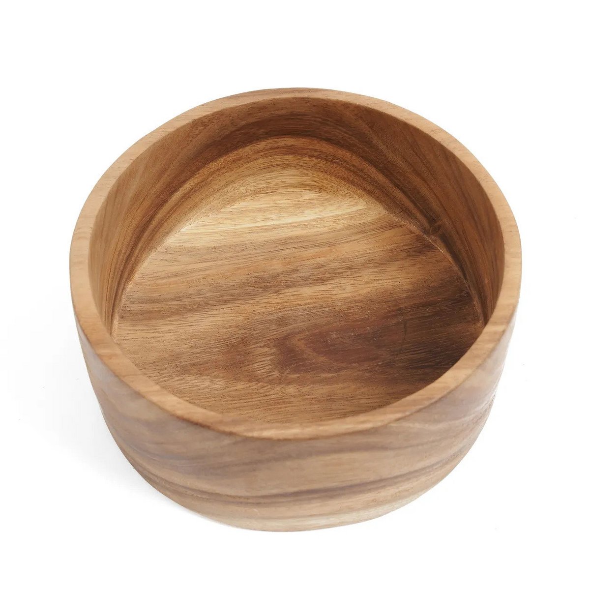 Suartræ salatskål M, 20 cm – rund naturtræ