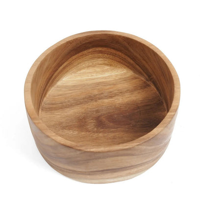 Suartræ salatskål M, 20 cm – rund naturtræ