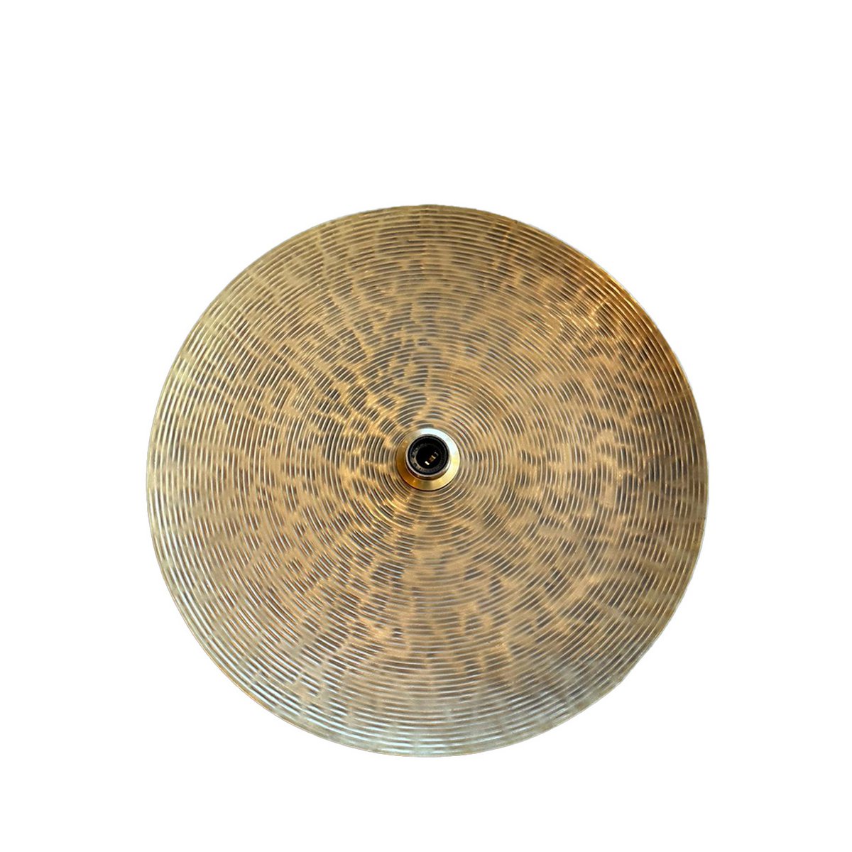 Iron wall lamp, 55 cm - brass finish, speckled