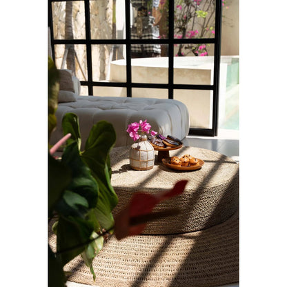 Kagefad i teak, 28 cm - stort