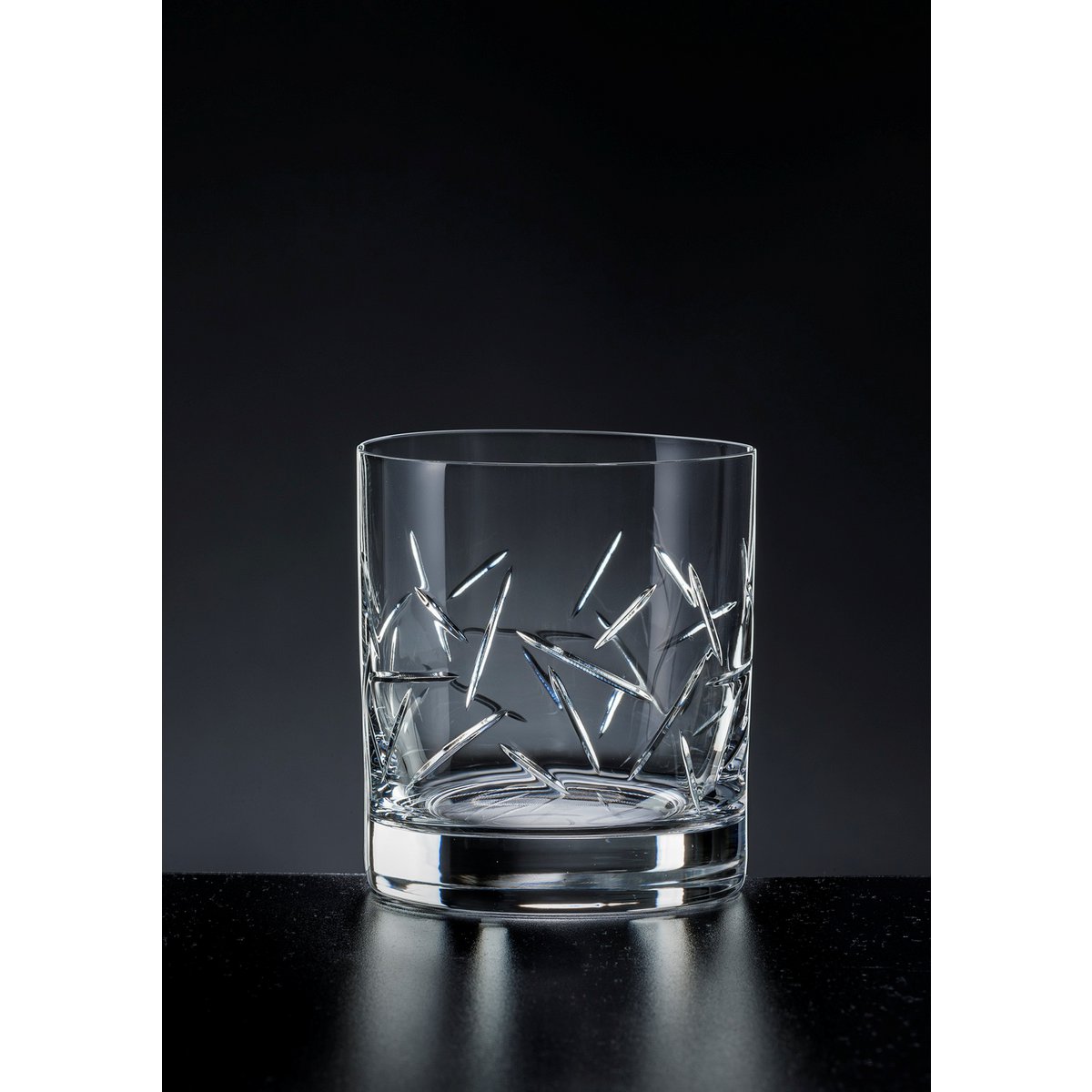 Whiskyglas, sæt med 6 - krystal, 280 ml