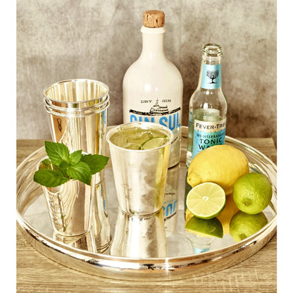Silver-plated serving tray Segovia, 36 cm round