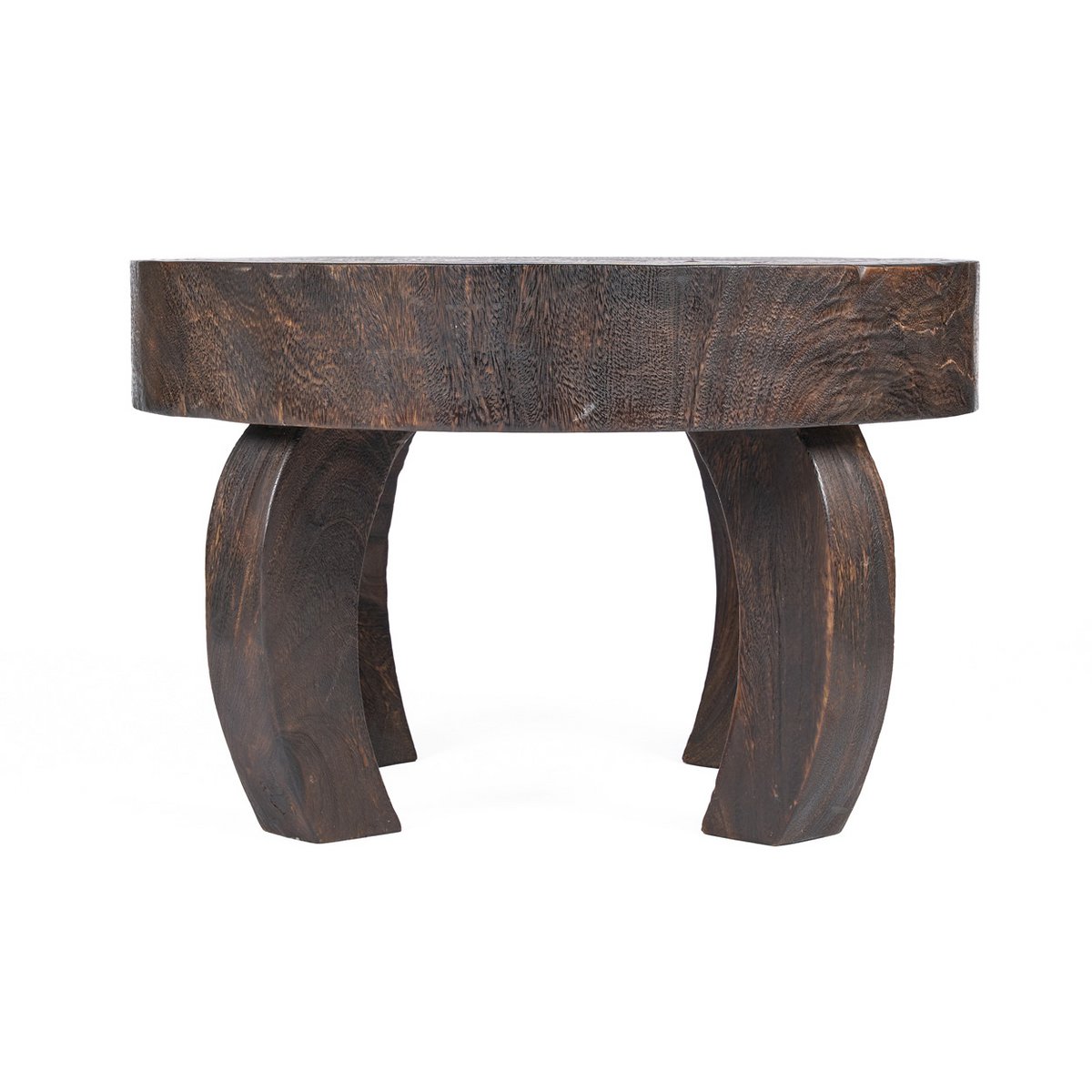 Octo Chic sofabord, 70 cm - Mørk valnød, rundt