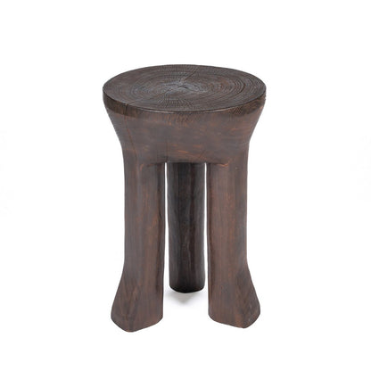 Java Stativ-Beistelltisch, 40 cm – Dunkler Walnussbaum