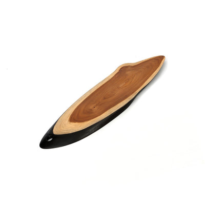 Træ tapasfad 50×15 cm - langt serveringsbræt