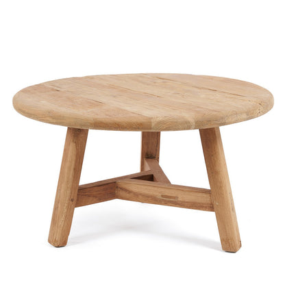 Couchtisch Holz, 80 cm rund - Natur